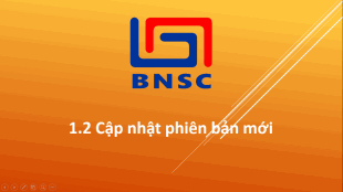 1.2 Cập nhật phiên bản mới