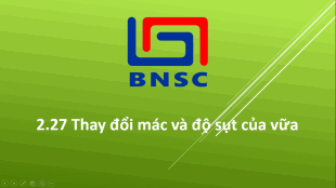 2.27 Thay đổi mác và độ sụt của vữa