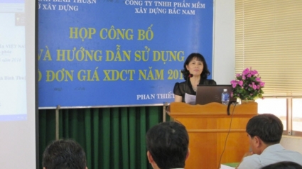 UBND Tỉnh Bình Thuận công bố Bộ Đơn giá XDCT năm 2018