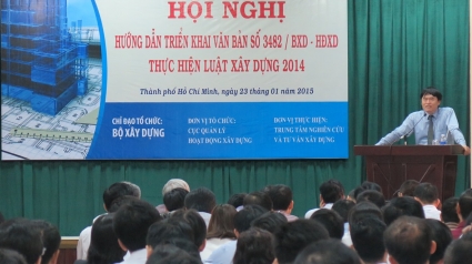 Công ty Bắc Nam và các Sở Xây dựng tham gia Hội nghị do Cục Quản lý HĐXD tổ chức