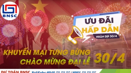 KHUYẾN MÃI LỚN MỪNG ĐẠI LỄ 30/4 -1/5: GIẢM 30% GIÁ PHẦN MỀM