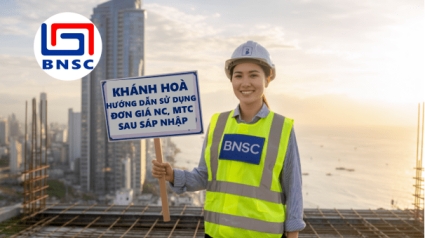 SXD Khánh Hòa: Hướng dẫn 672/SXD-KTVLXD sử dụng đơn giá NC, MTC sau sáp nhập